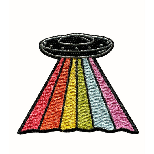 Spaceship Rainbow Patch