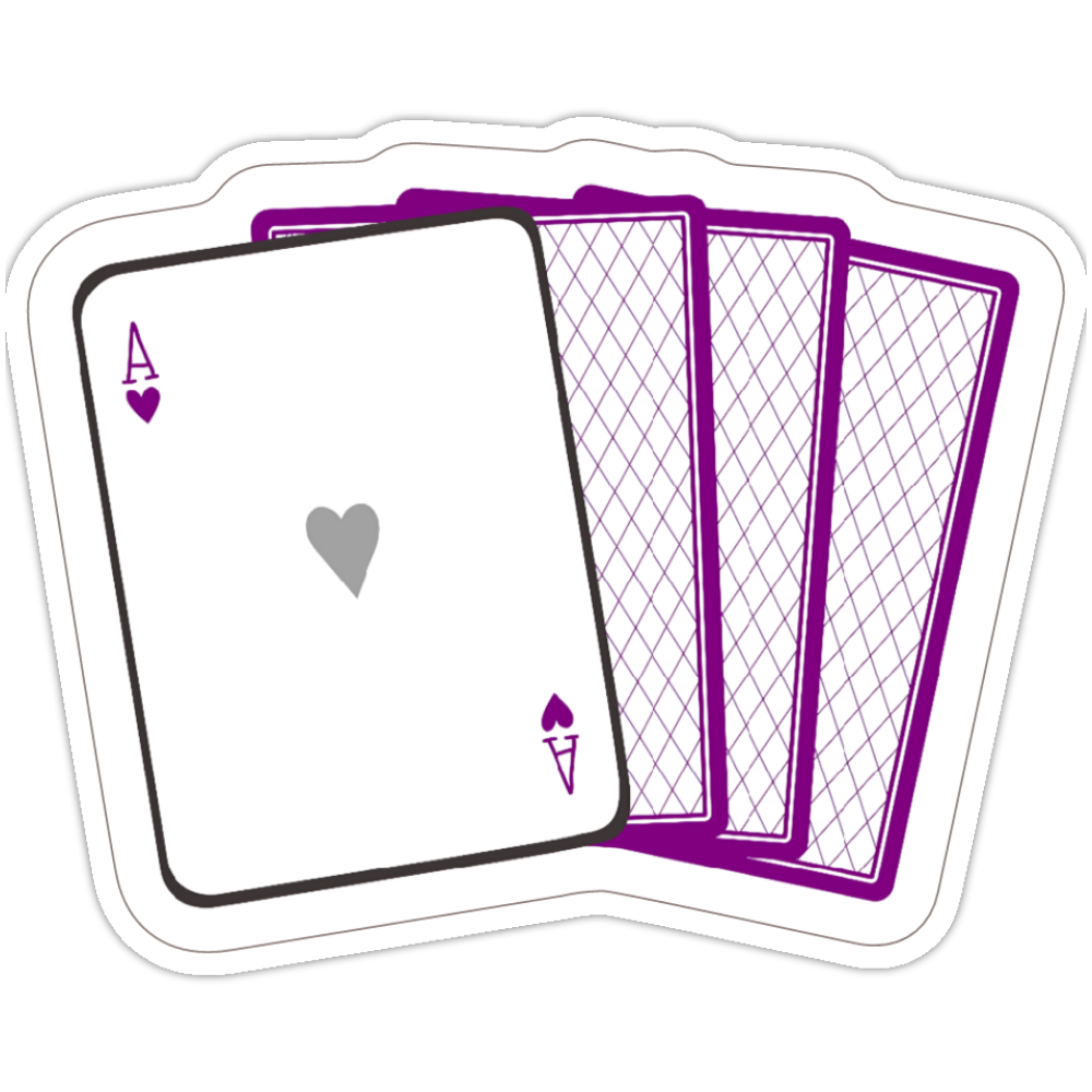 Ace of Card Sticker