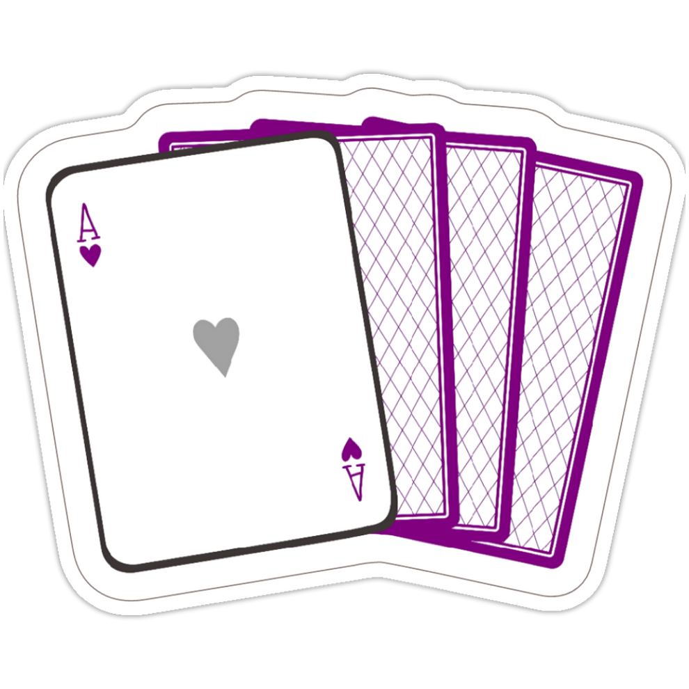 Ace Asexual Card Sticker – Prideboxco