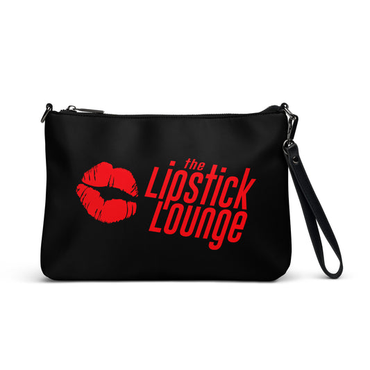 Lipstick Lounge Red Logo Crossbody Bag
