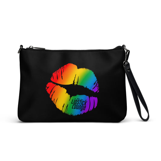 Lipstick Lounge Rainbow Logo Crossbody Bag