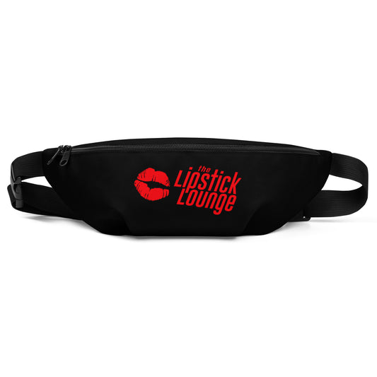 Lipstick Lounge Red Logo Belt Bag (All Black)