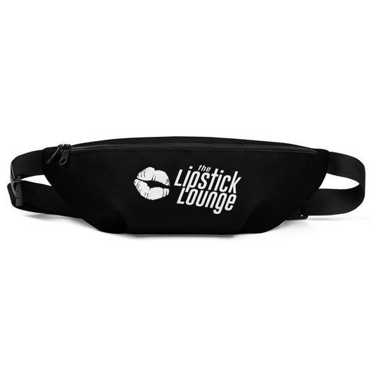 Lipstick Lounge White Logo Belt Bag