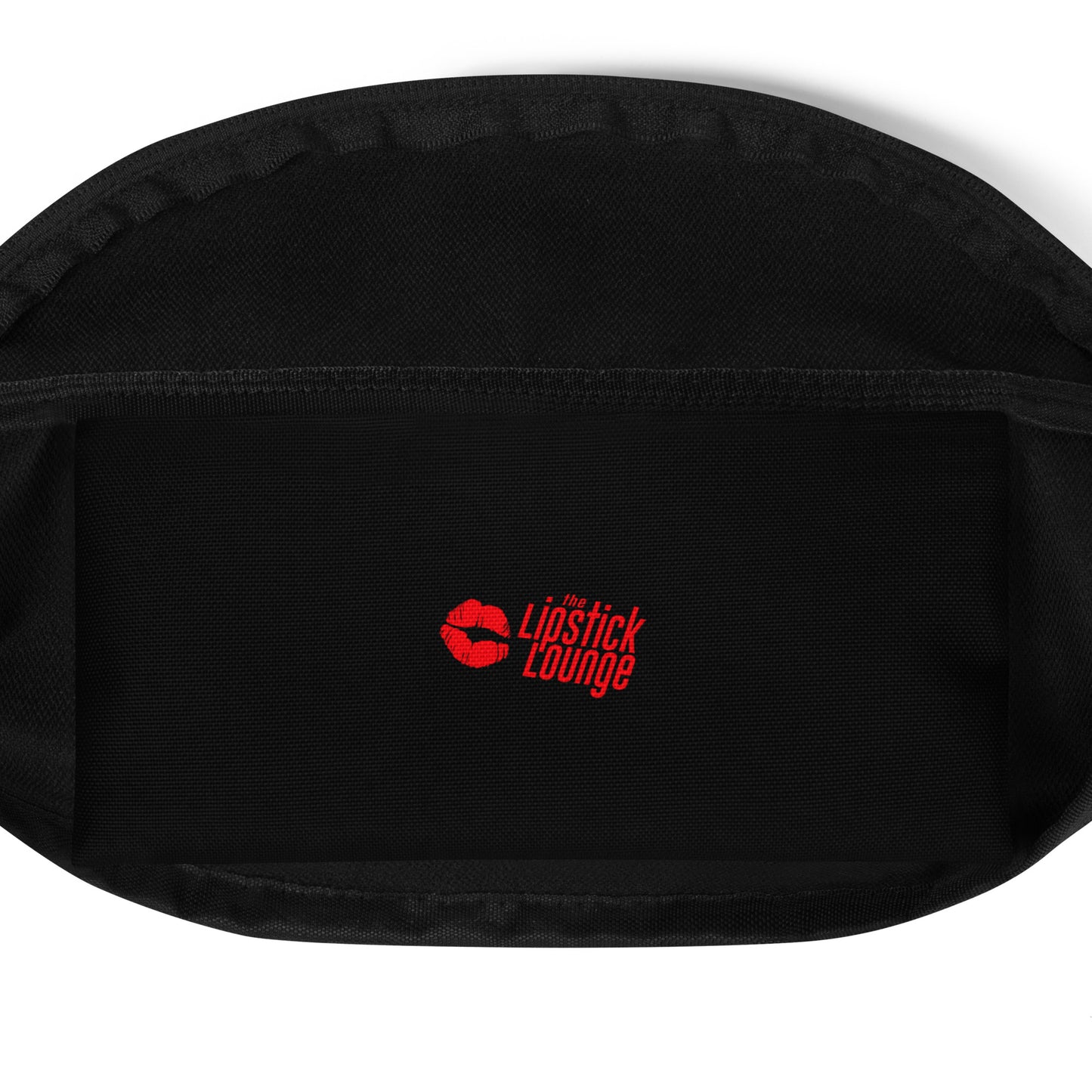 Lipstick Lounge White Logo Belt Bag