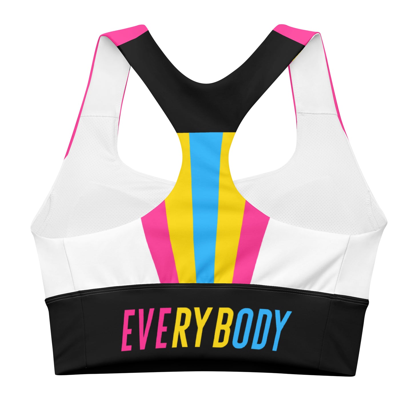 Pansexual Pride Flag Sports Bra