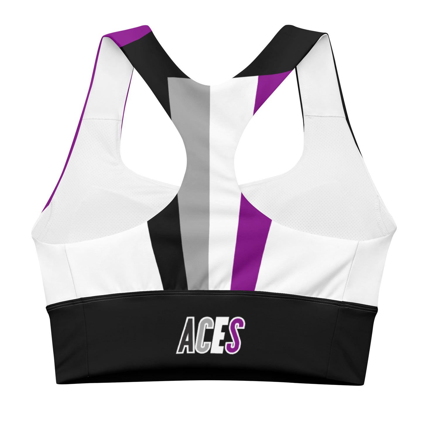 Aces Asexual Pride Flag Sports Bra