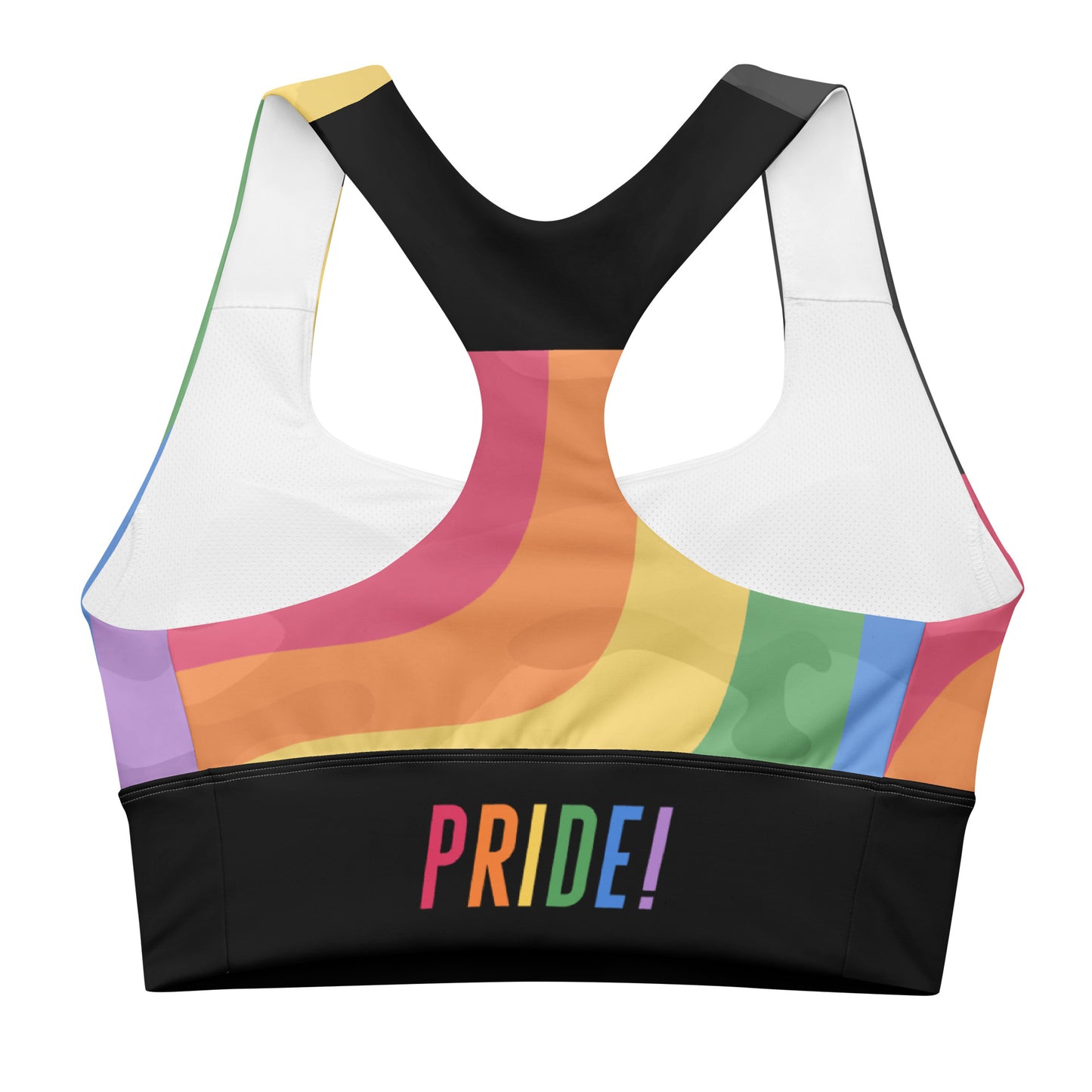 LGBT Pride Rainbow Camo Sports Bra