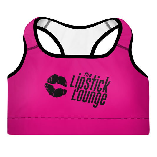Lipstick Lounge Hot Pink Sports Bra