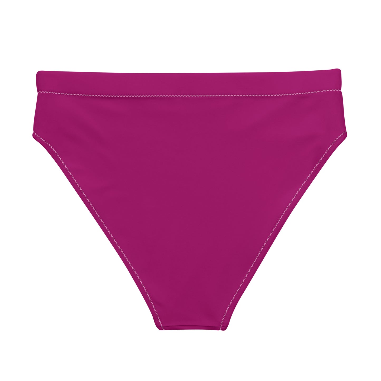 Lesbian Solid High-Waisted Athletic Bikini Bottom