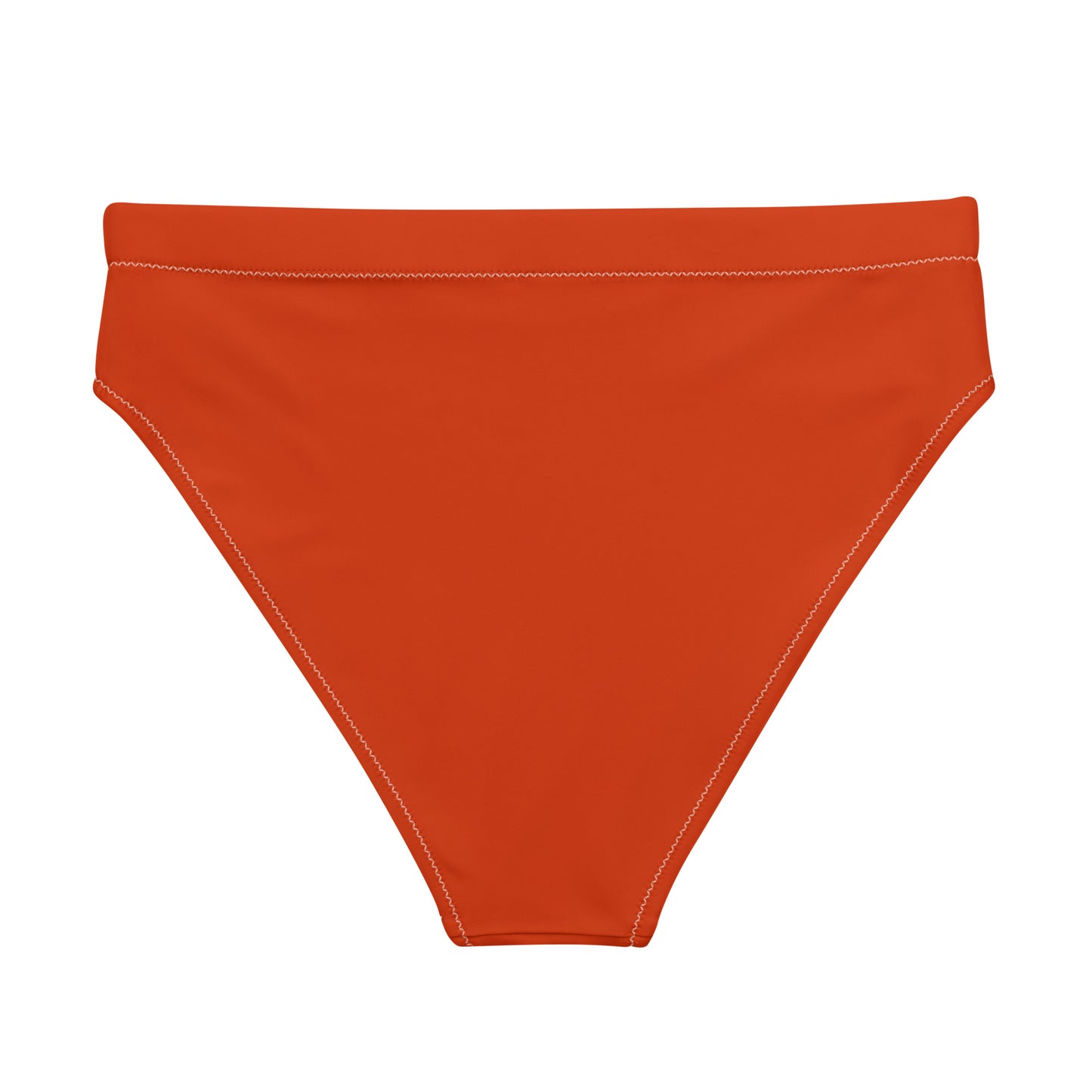 Lesbian Solid High-Waisted Athletic Bikini Bottom