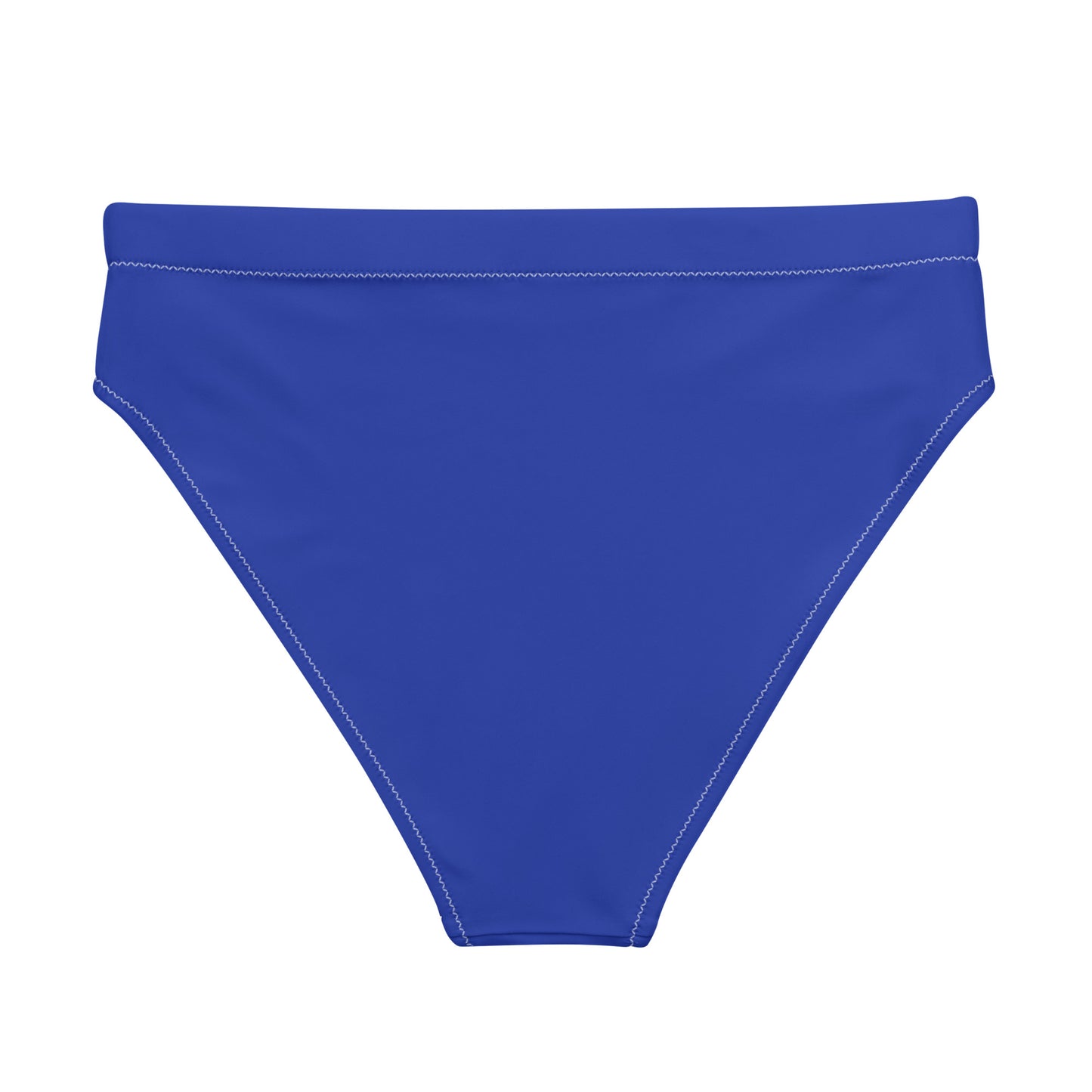 Bisexual Solid High-Waisted Athletic Bikini Bottom