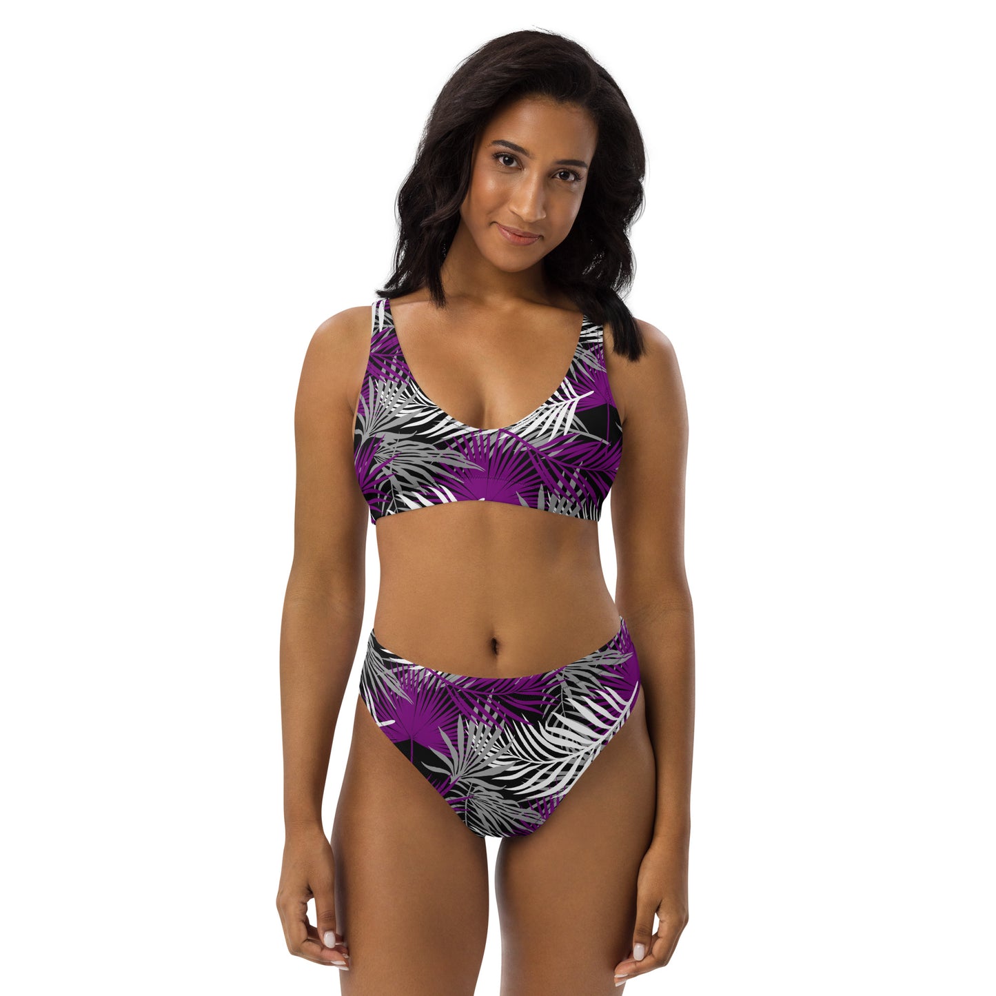 Asexual Palm Athletic Bikini Top