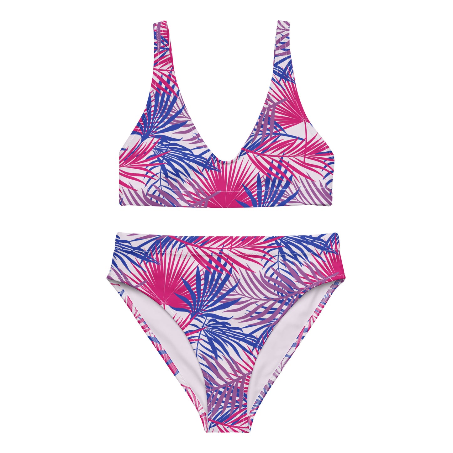 Bisexual Palm Athletic Bikini Top