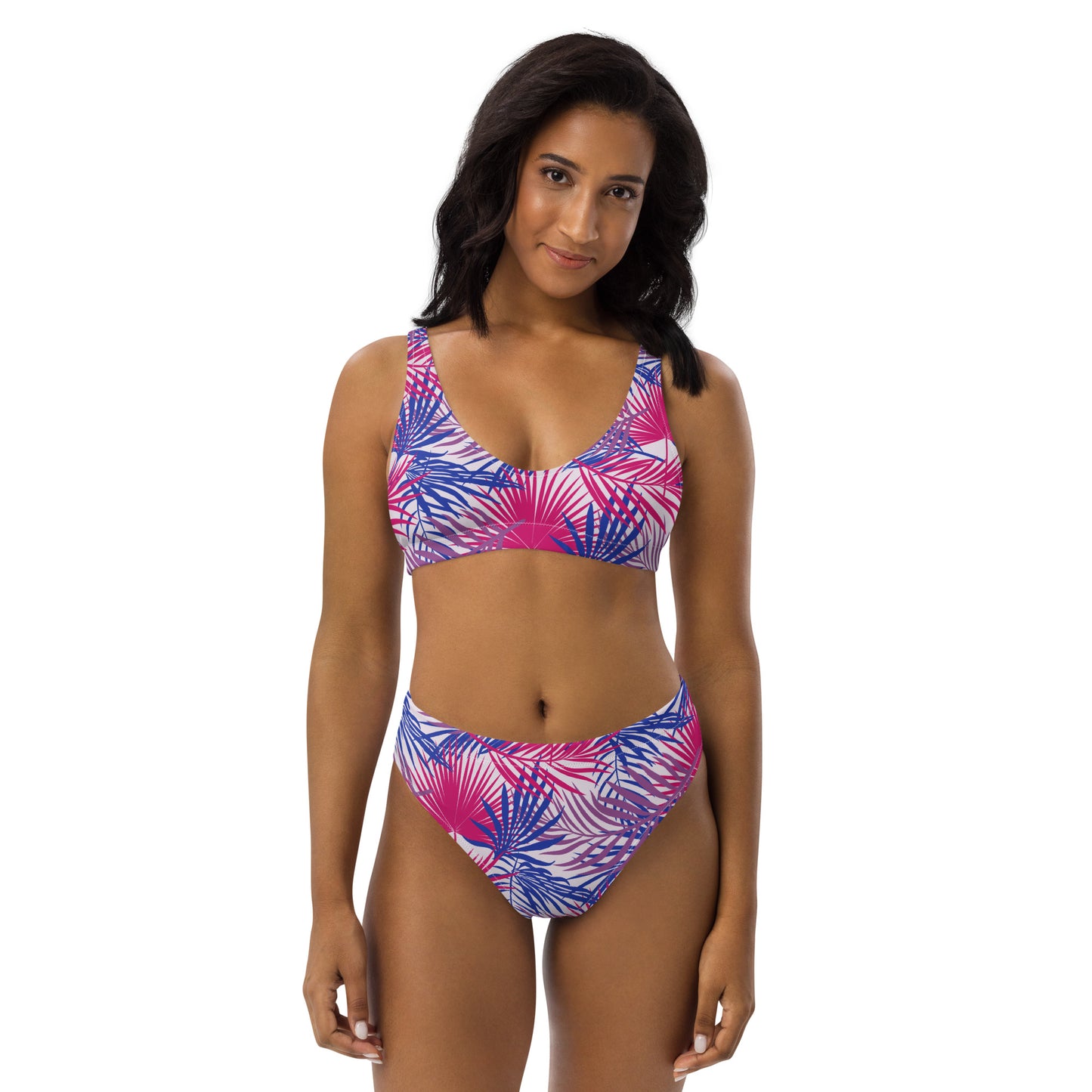 Bisexual Palm Athletic Bikini Top