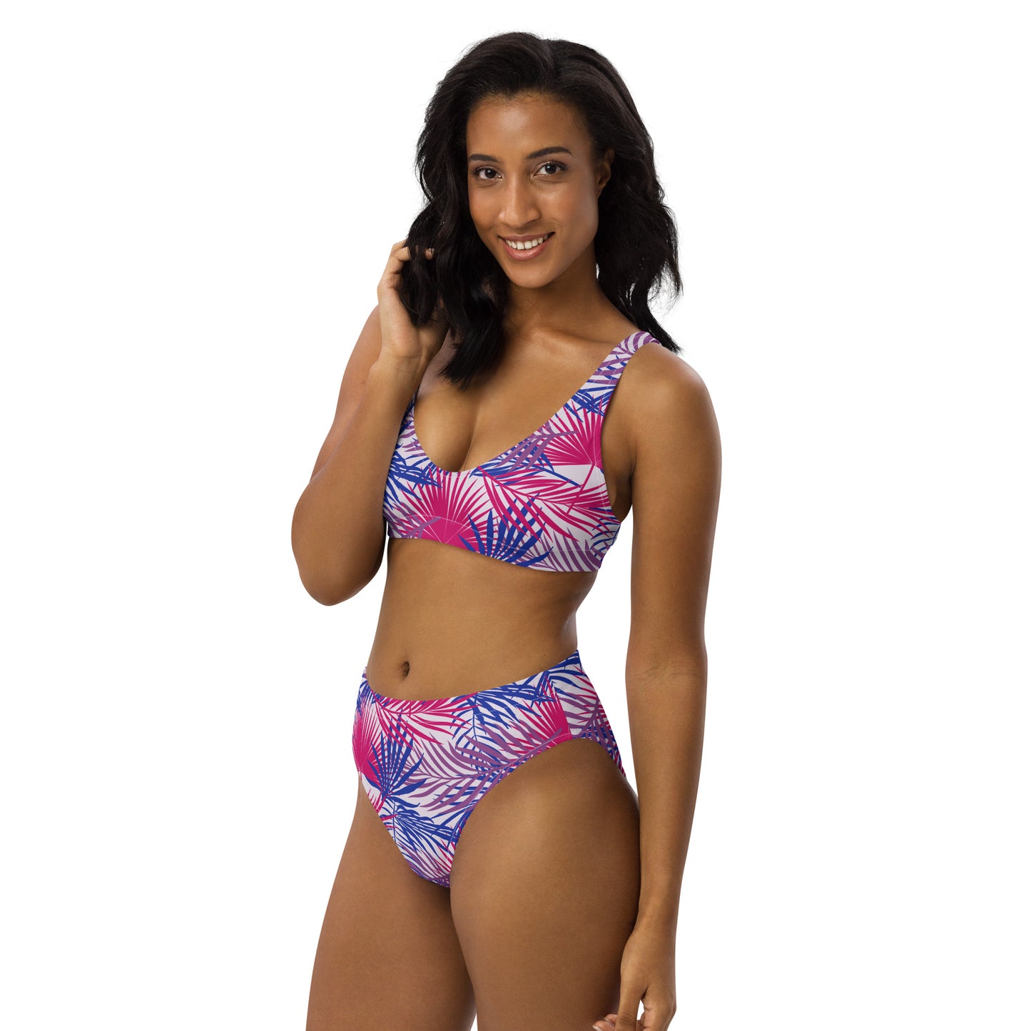 Bisexual Palm Athletic Bikini Top