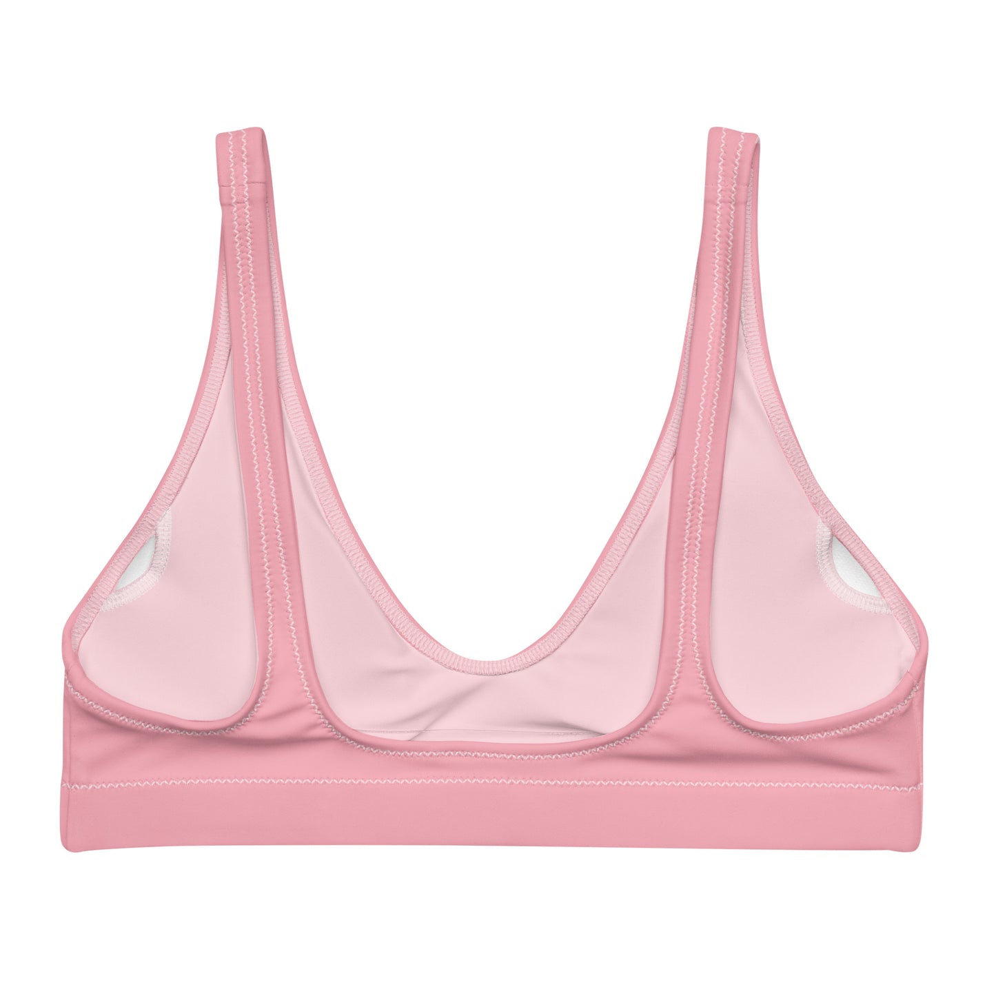 Transgender Solid Athletic Bikini Top