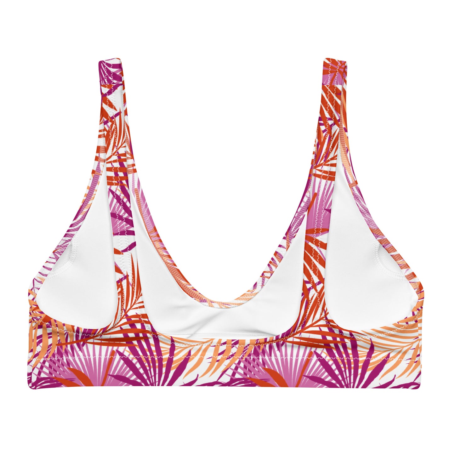 Lesbian Palm Athletic Bikini Top