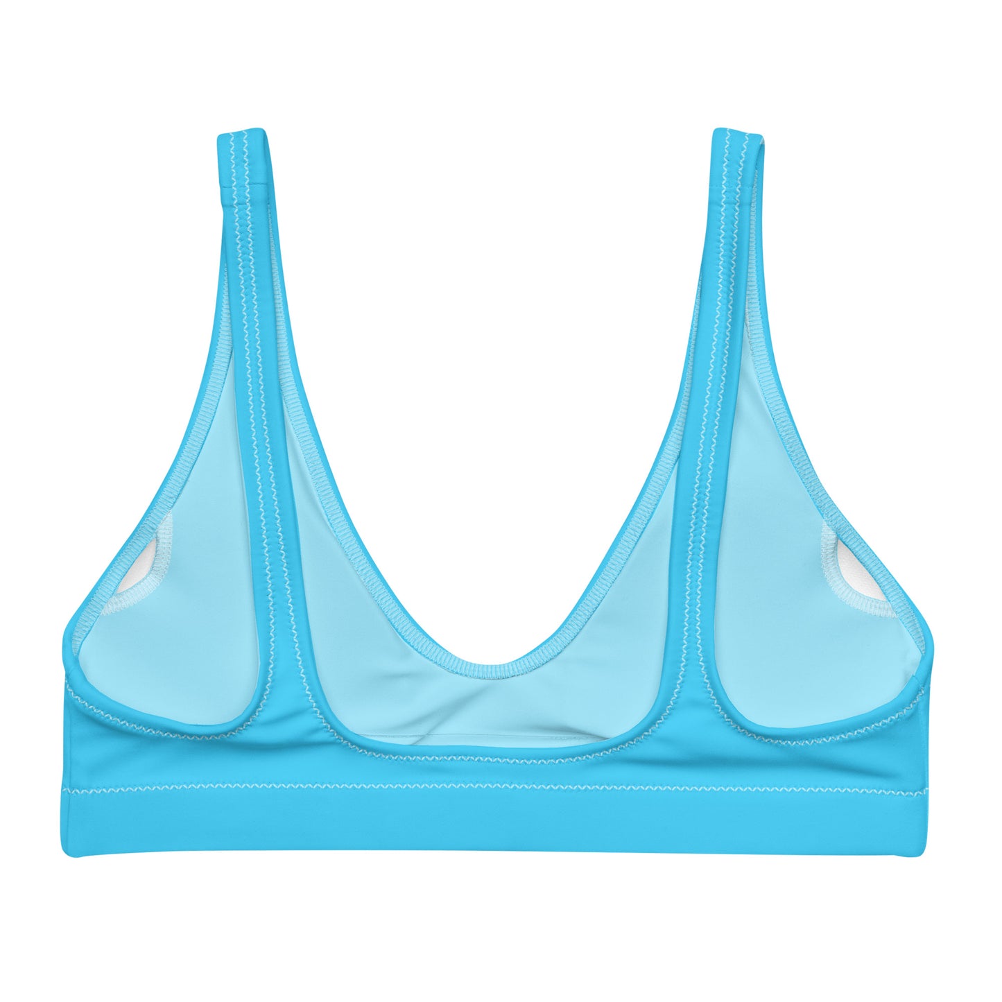 Transgender Solid Athletic Bikini Top