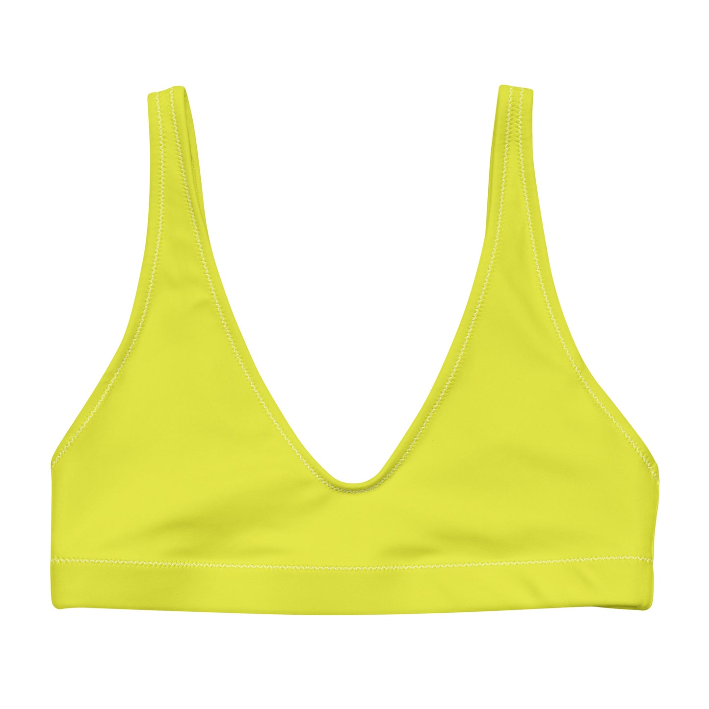 Non-Binary Solid Athletic Bikini Top
