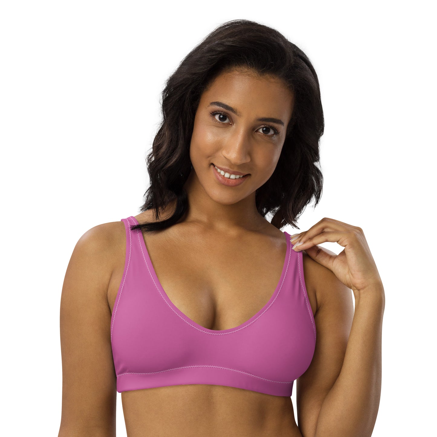 Lesbian Solid Athletic Bikini Top