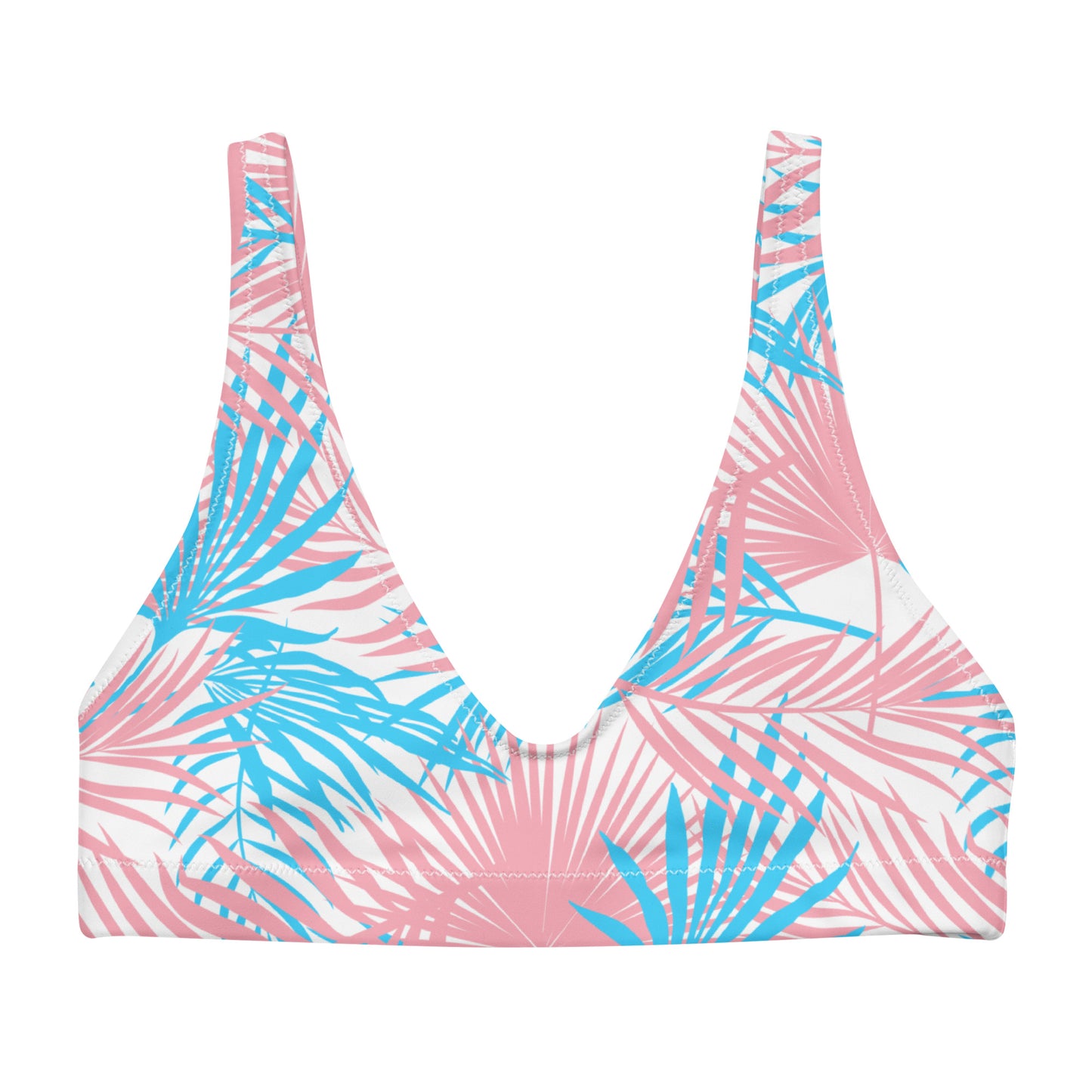 Transgender Palm Athletic Bikini Top