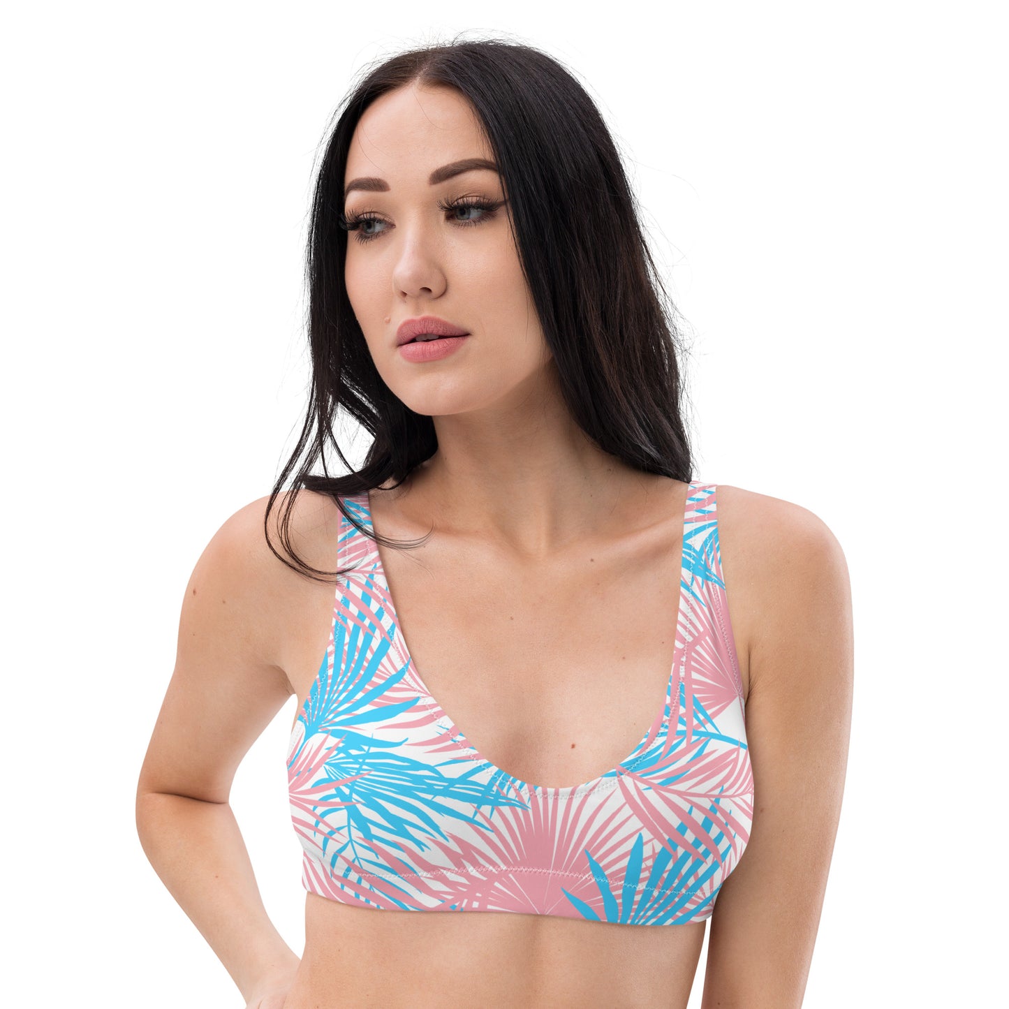 Transgender Palm Athletic Bikini Top