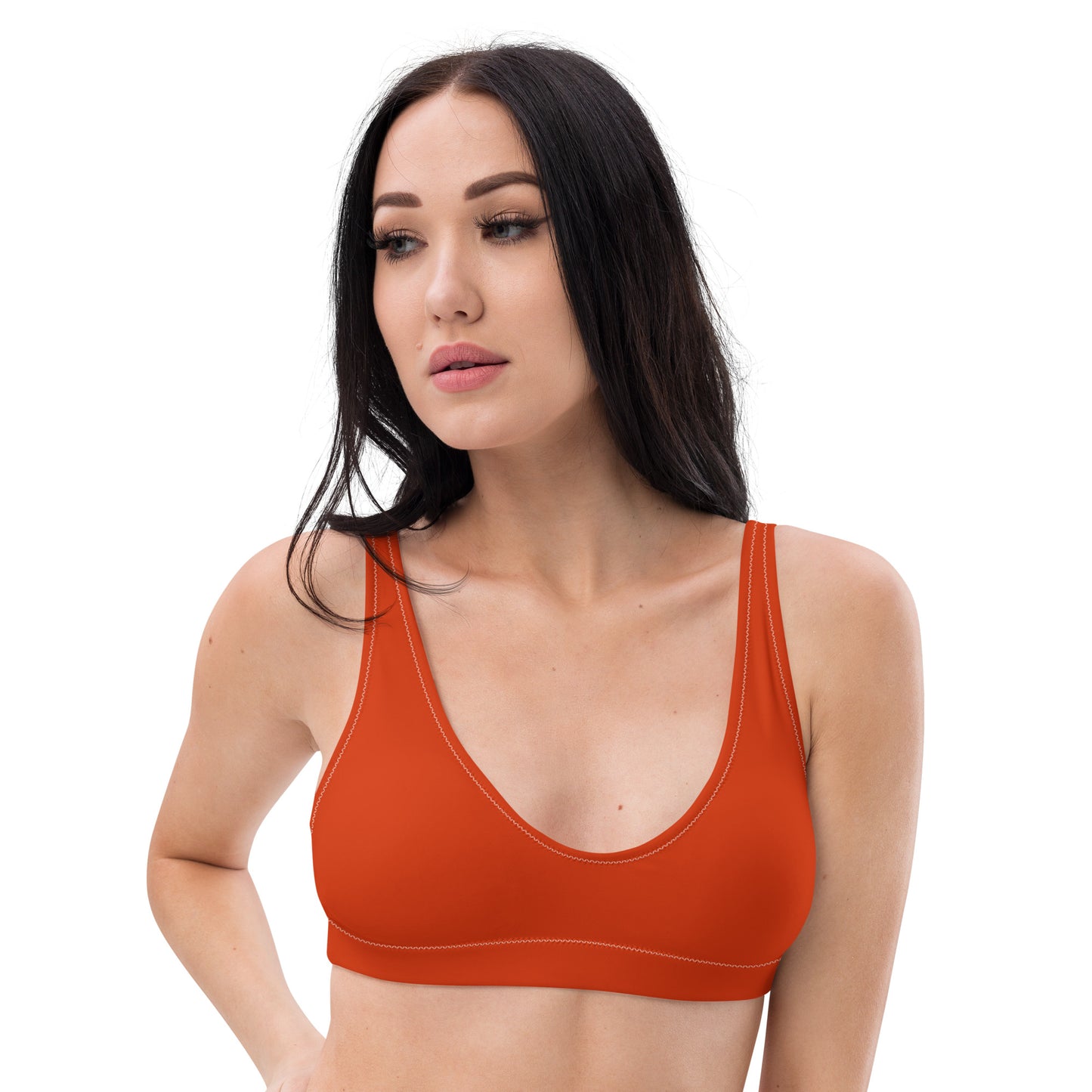 Lesbian Solid Athletic Bikini Top