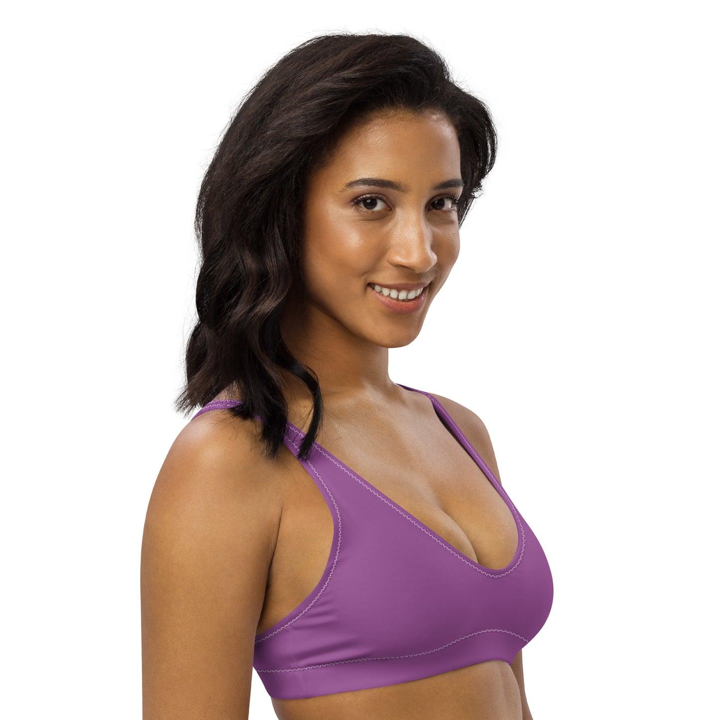 Bisexual Solid Athletic Bikini Top