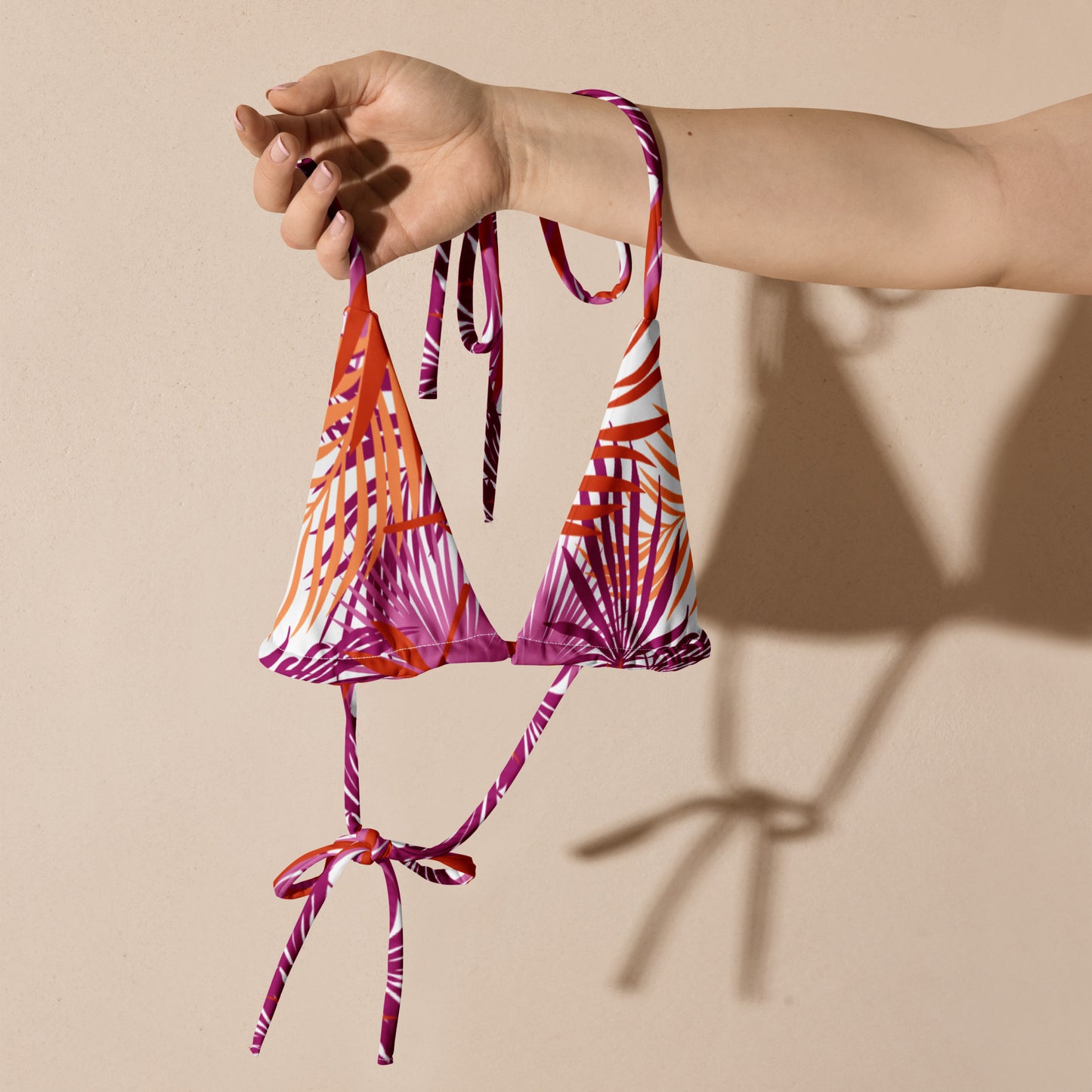 Lesbian Palm String Bikini Top