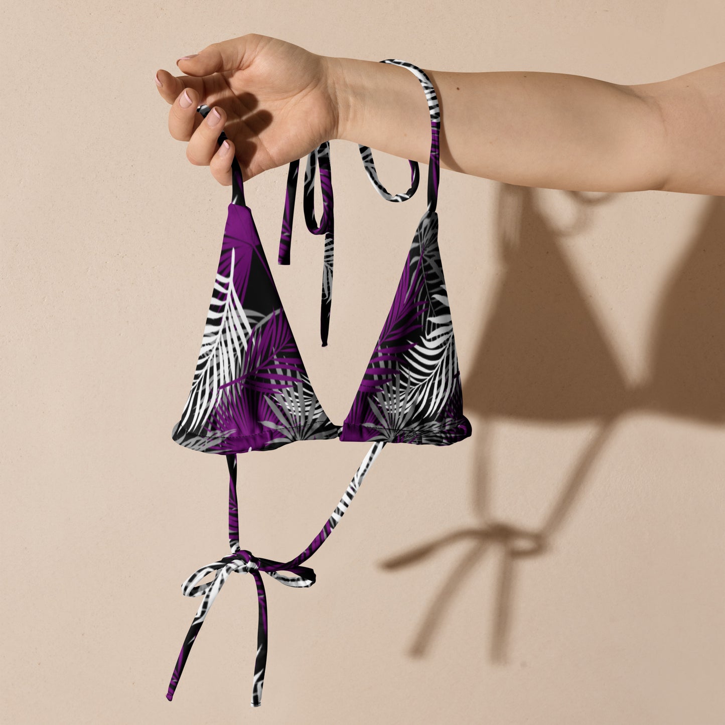 Asexual Palm String Bikini Top