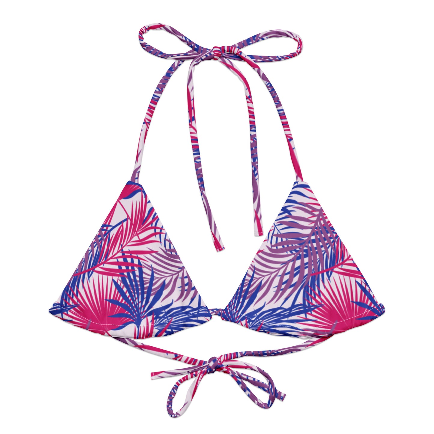 Bisexual Palm String Bikini Top