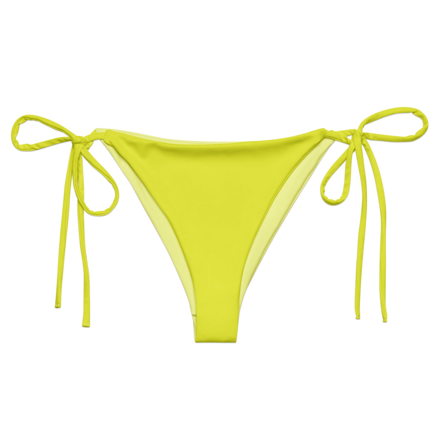 Non-Binary Solid String Bikini Bottom