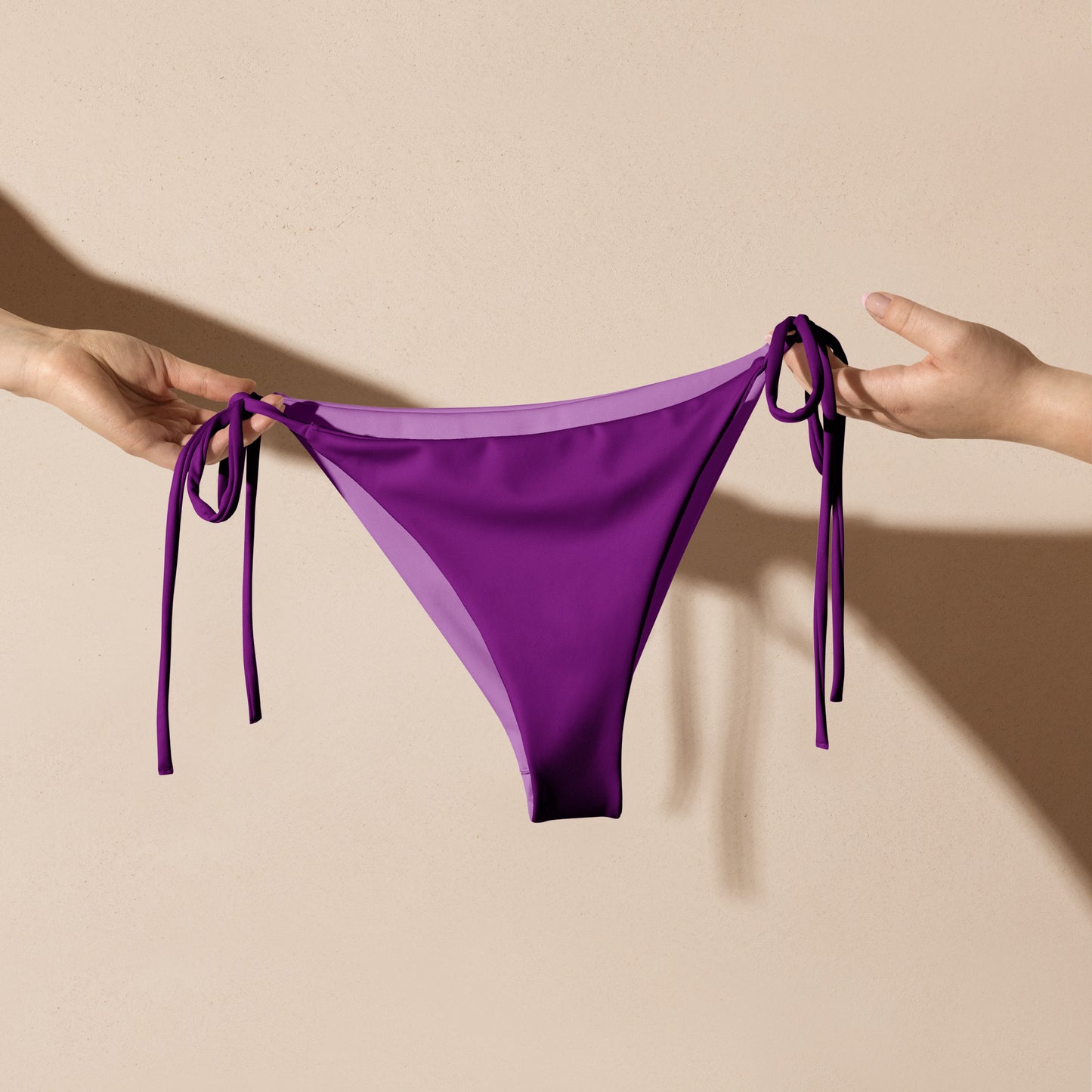 Asexual Solid String Bikini Bottom