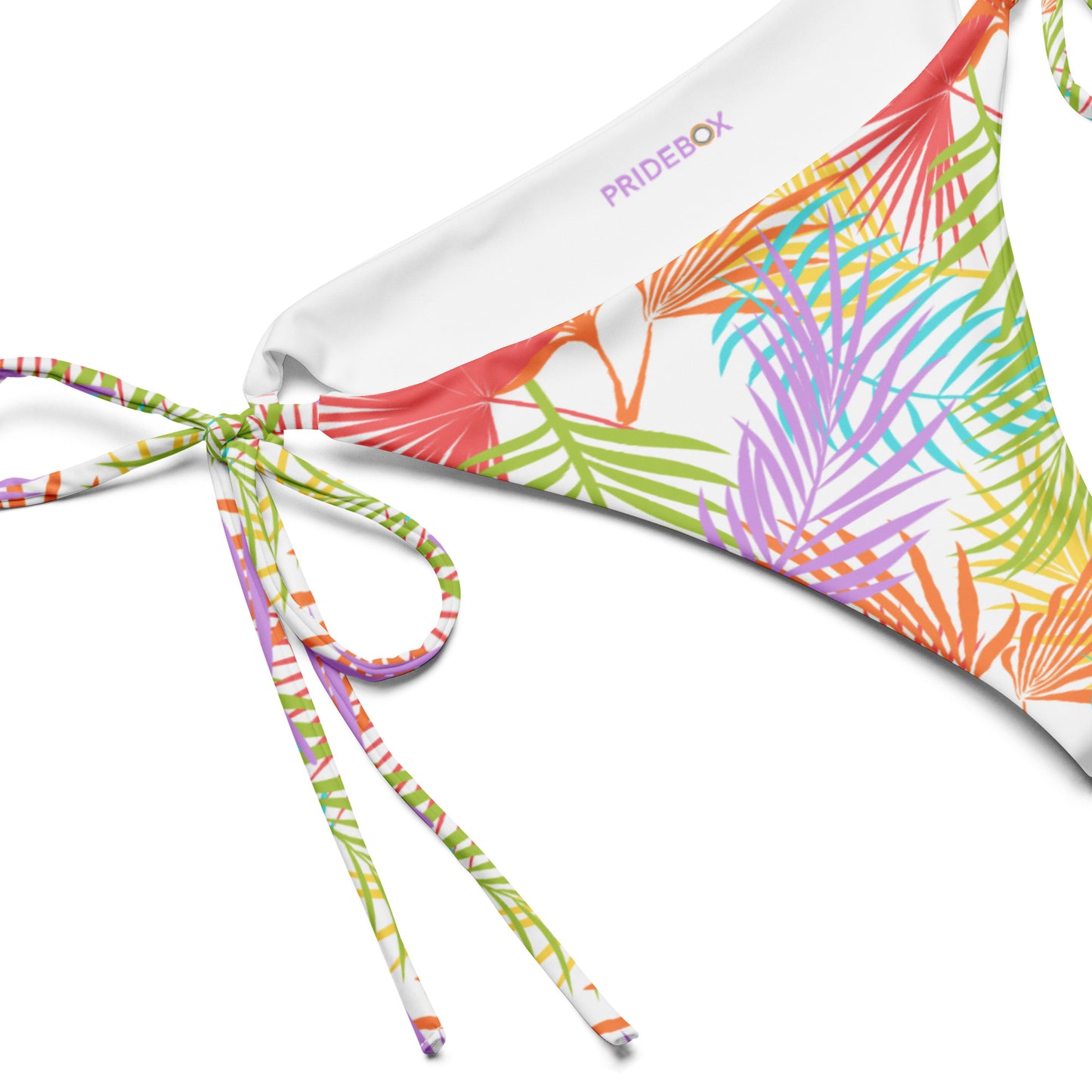 Rainbow Palm String Bikini Bottom