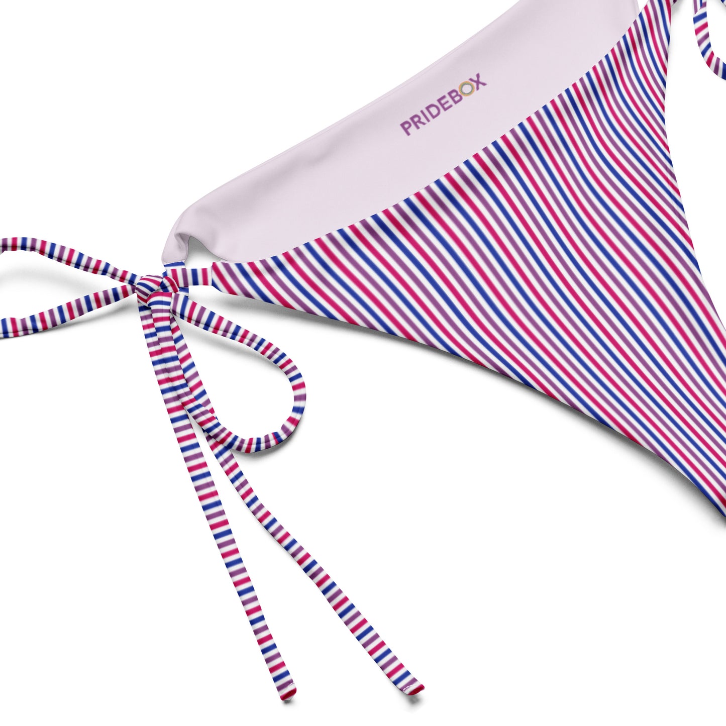 Bisexual Striped String Bikini Bottom