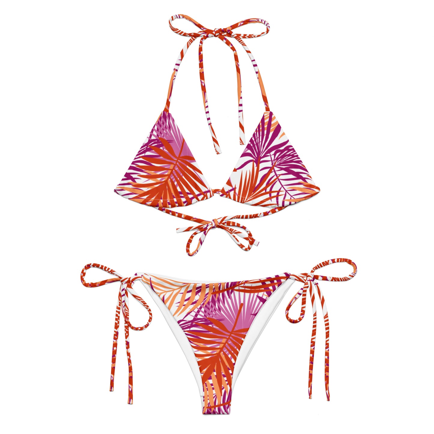 Lesbian Palm String Bikini Top