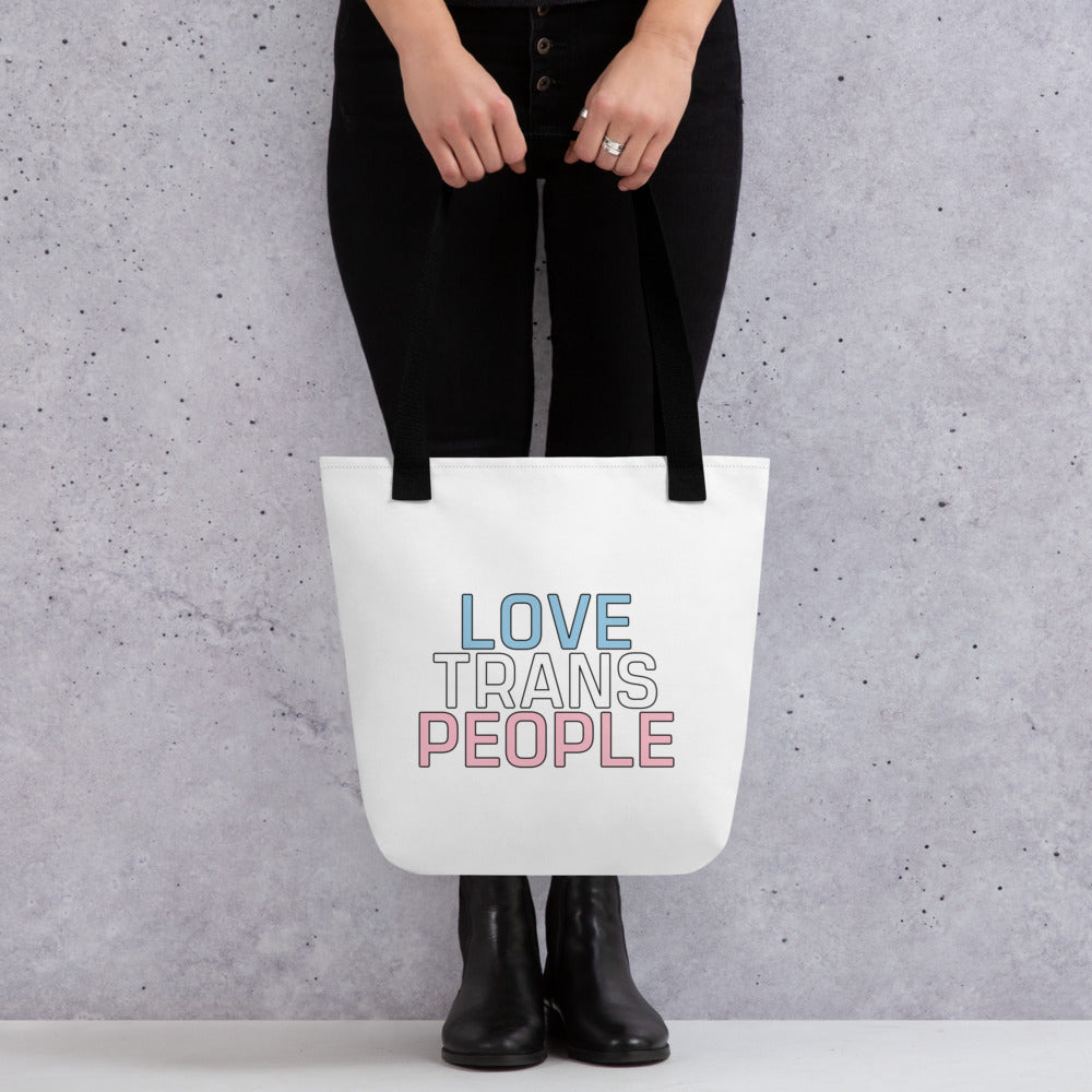 Love Trans People Tote Bag