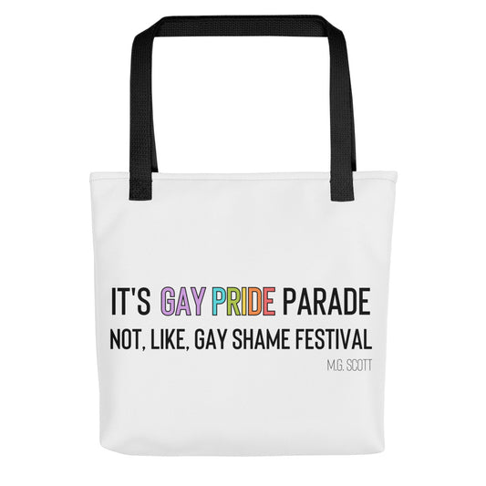 Gay Pride Parade Tote Bag Inspired From The Office