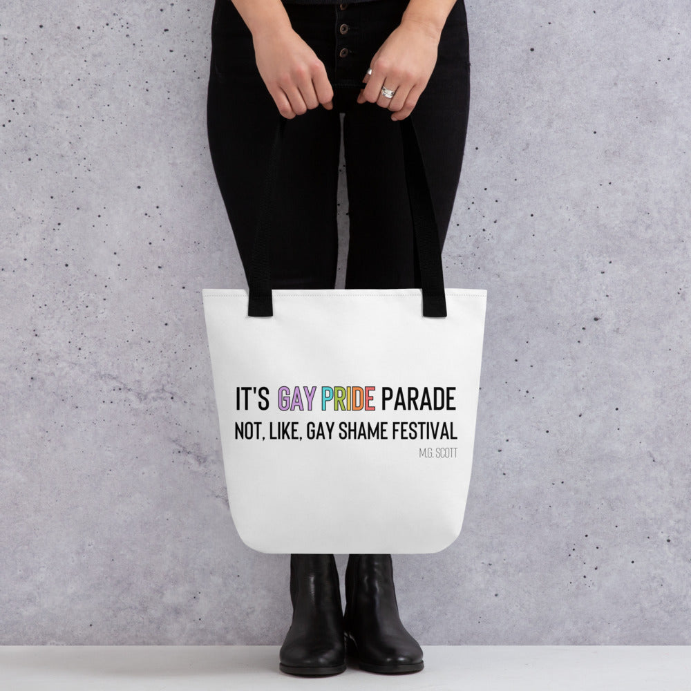 Gay Pride Parade Tote Bag Inspired From The Office