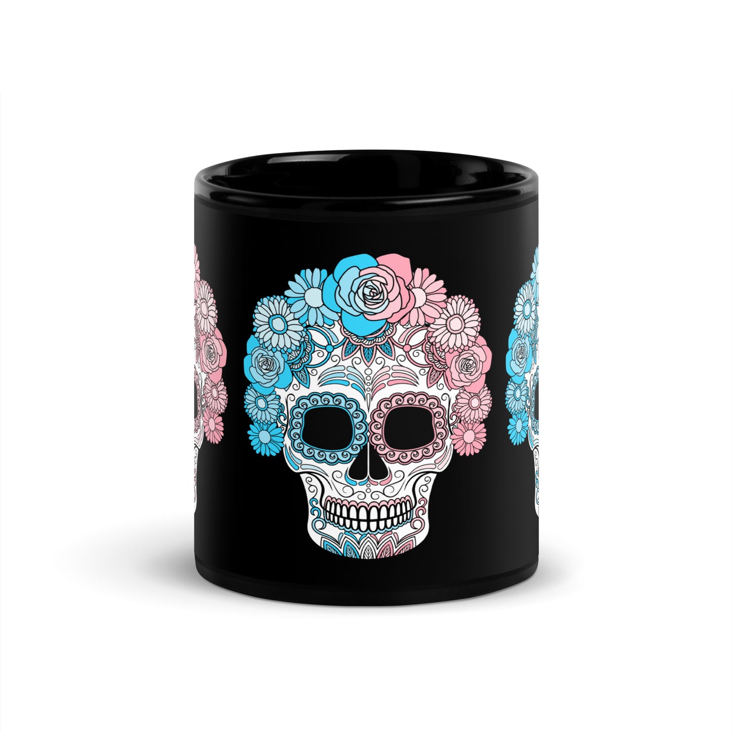 Trans Day of the Dead Mask Mug