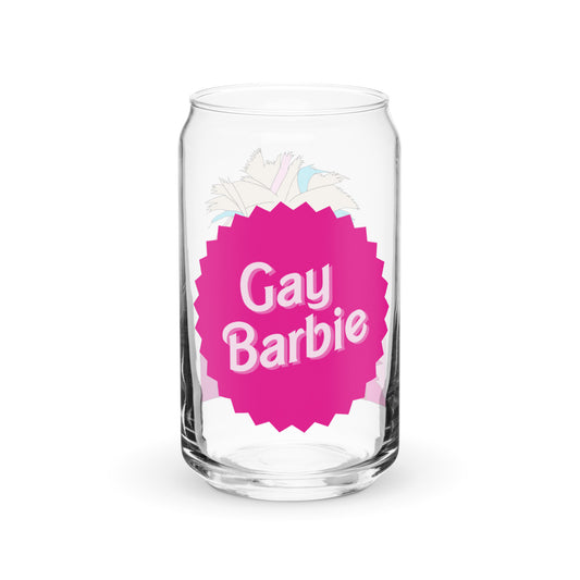 Gay Barbie Glass Can