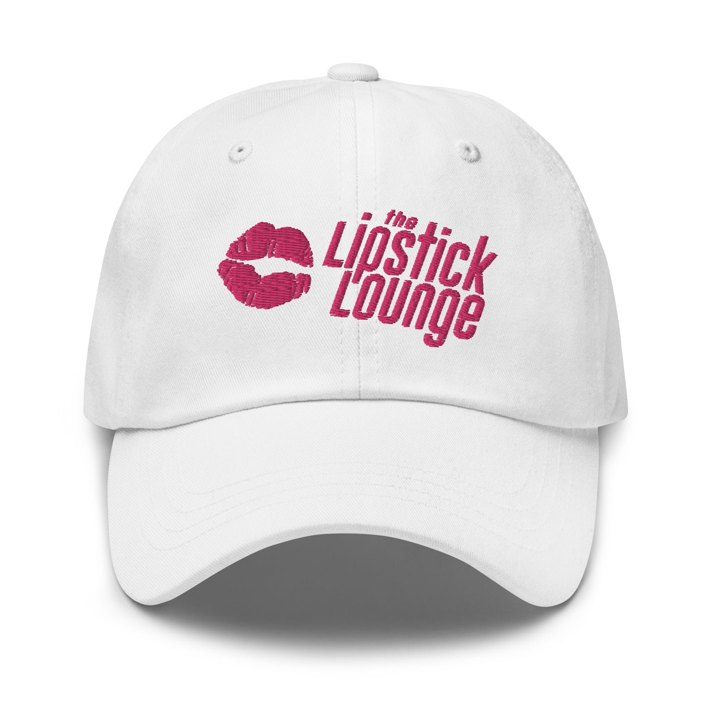 Lipstick Lounge Pink Logo Embroidered Hat