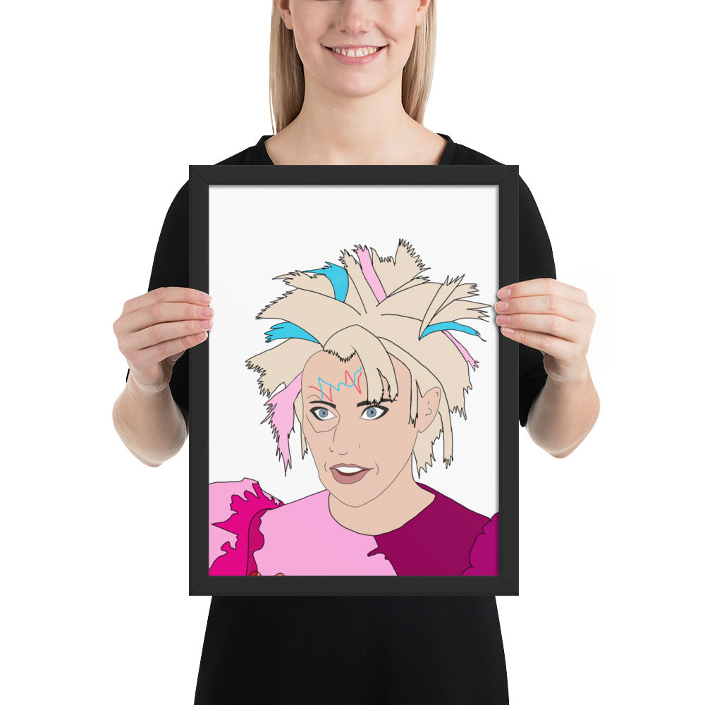 Weird Barbie Kate McKinnon Framed Art