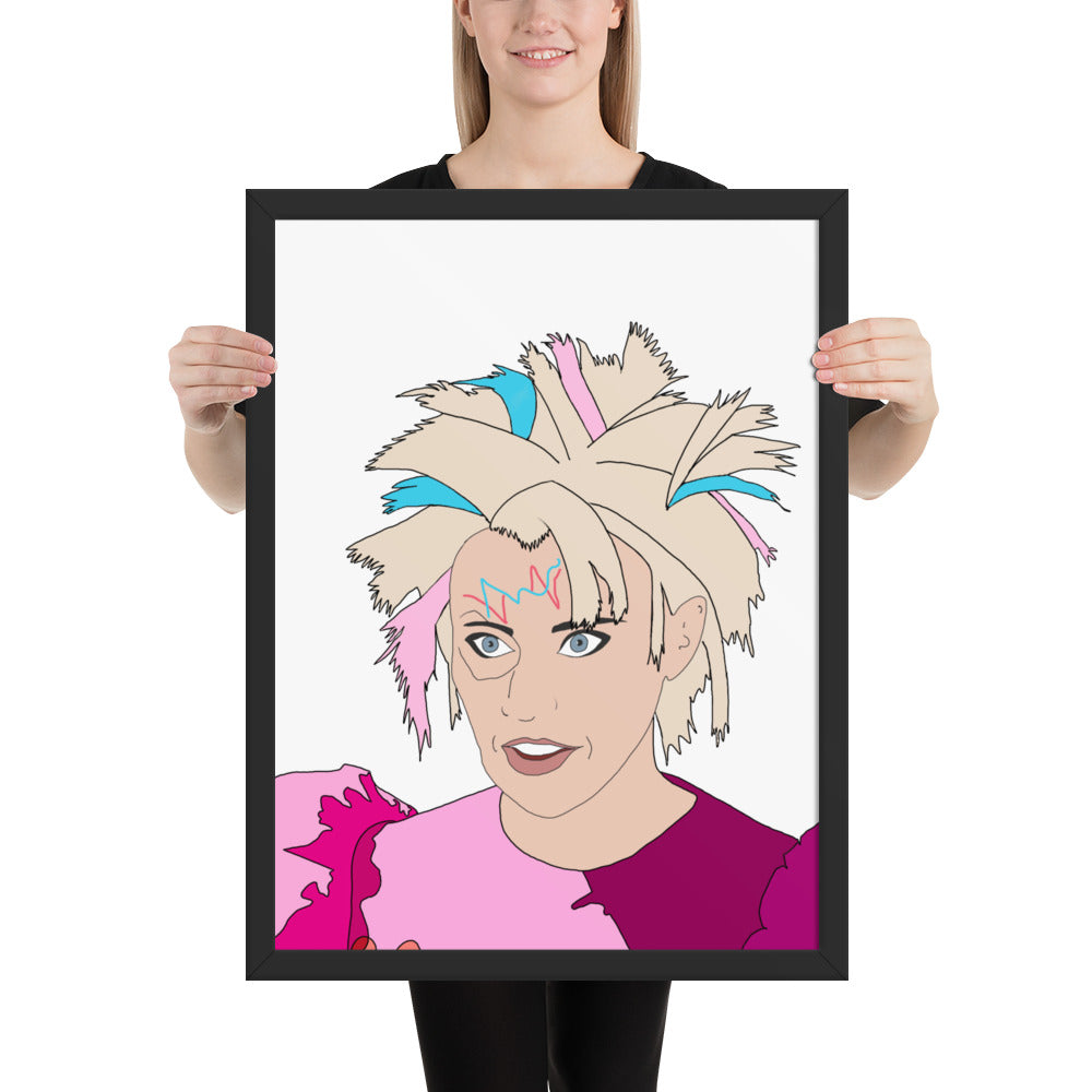 Weird Barbie Kate McKinnon Framed Art