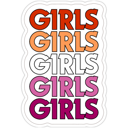 Girls Girls Girls Stickers