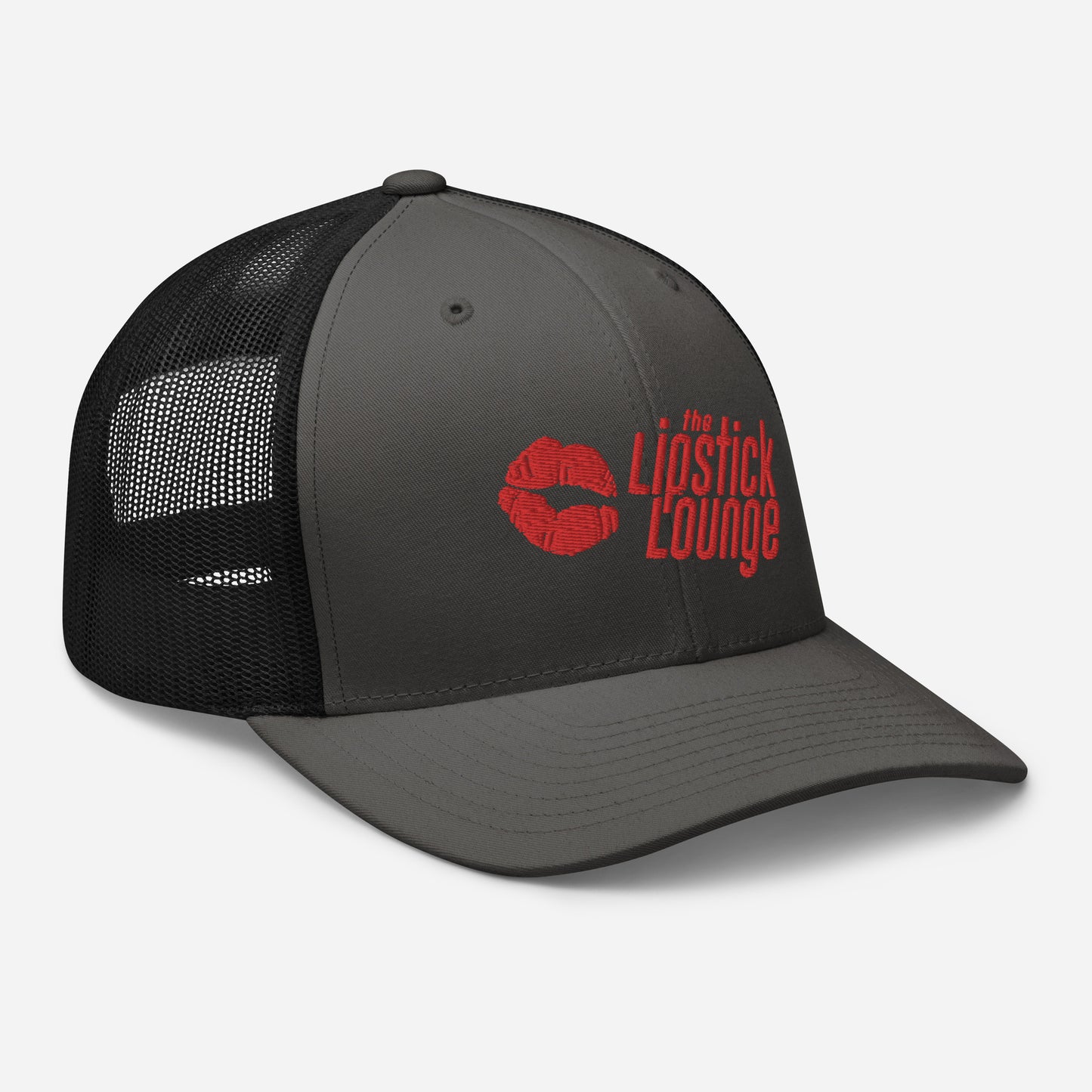 Lipstick Lounge Red Logo Trucker Cap