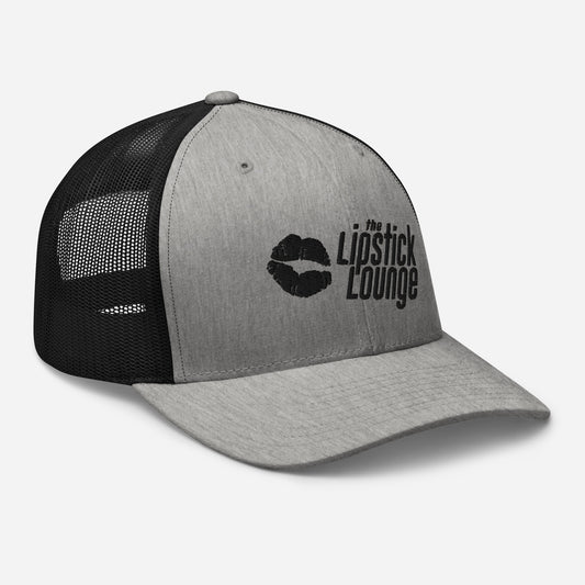 Lipstick Lounge Black Logo Trucker Cap