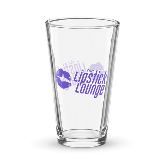 Lipstick Lounge Purple Logo Pint Glass