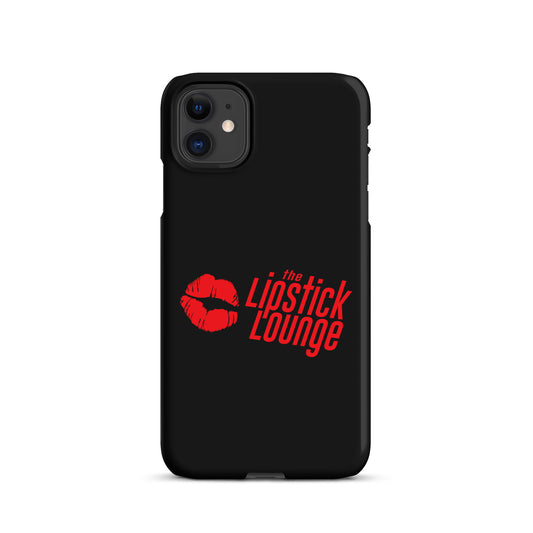 Lipstick Lounge Red Logo Phone Case for iPhone