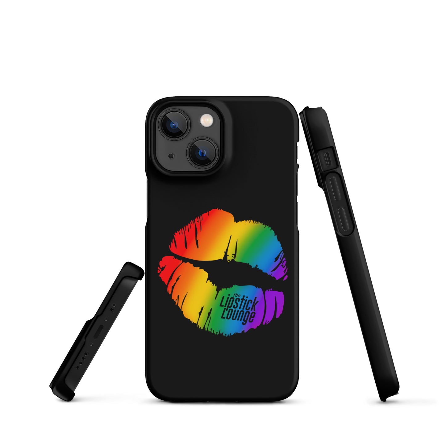 Lipstick Lounge Rainbow Logo Phone Case for iPhone